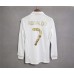 Real Madrid 11/12 Home White Long Sleeve Soccer Jersey